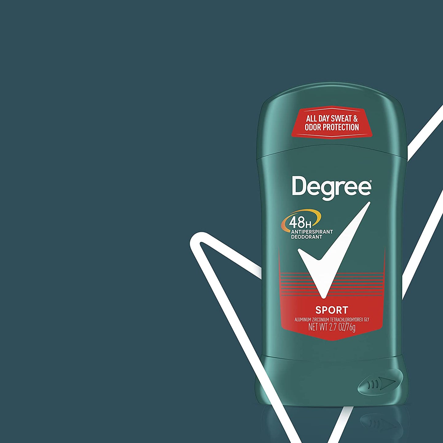 Degree Men Original Protection Antiperspirant Deodorant Sport Pack of 6 48-Hour Sweat and Odor Protection Antiperspirant for Men 2.7 Oz
